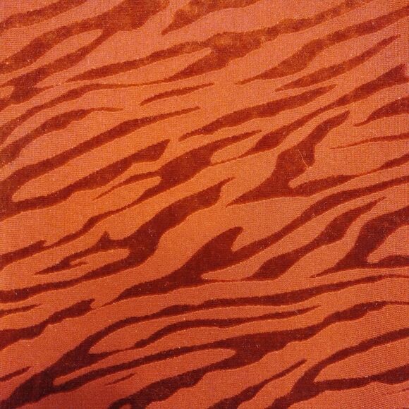 Velvet Burnout Zebra Print Maxi Skirt L Y2K Alt Goth Grunge Edgy Gritty Whimsy - Picture 4 of 5